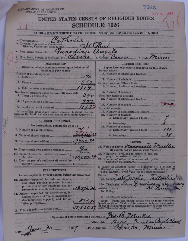Scan of Roman Catholic Church: 7665