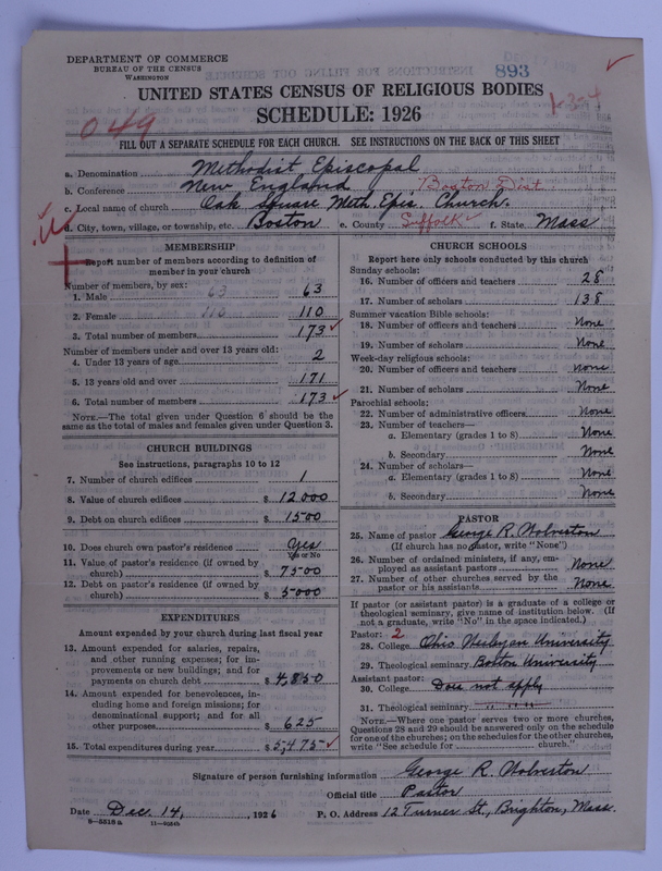 Scan of Methodist Episcopal Church: 893