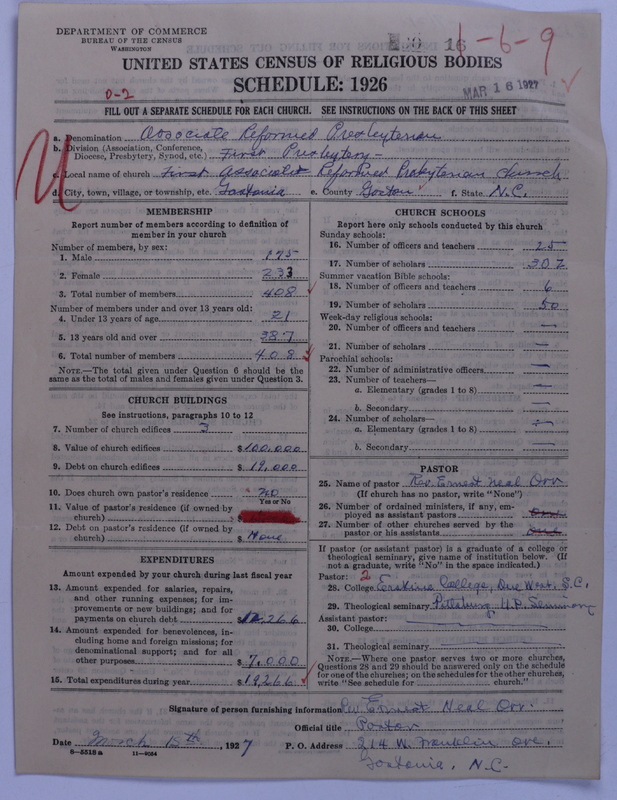 Scan of Associate Reformed Presbyterian Church: 16