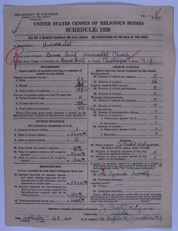Scan of Universalist Church: 220