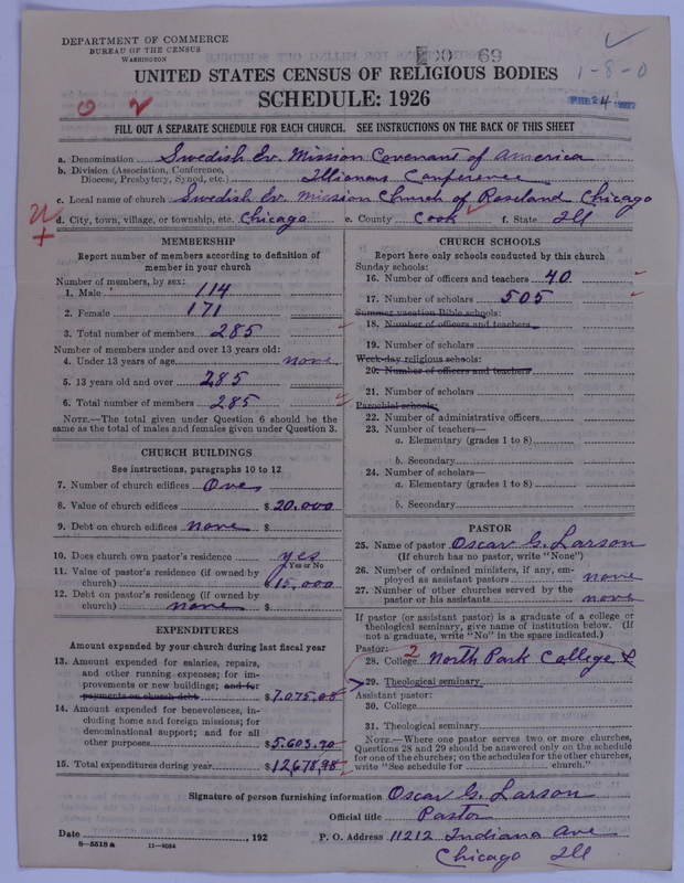Scan of Swedish Evangelical Mission Covenant of America: 69