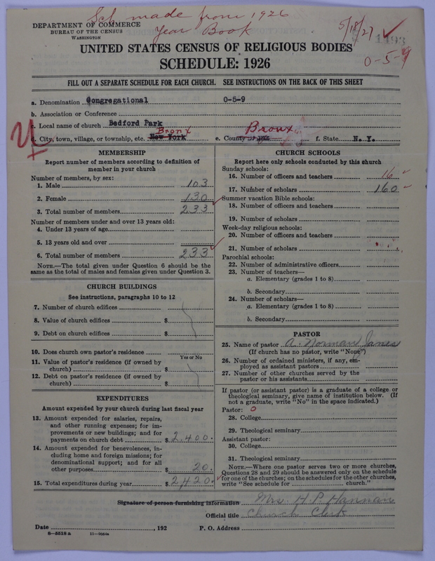 Scan of Congregational Churches: 1493