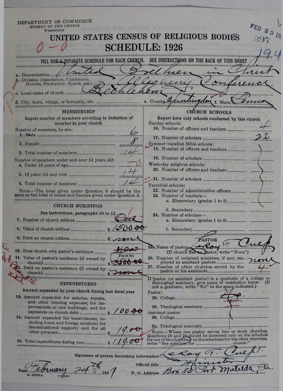 Scan of Church of the United Brethren in Christ: 297