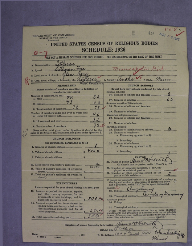 Scan of Lutheran Free Church: 49