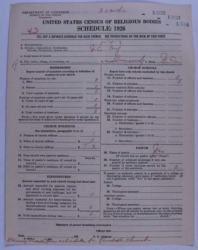 Scan of African Methodist Episcopal Church: 1363