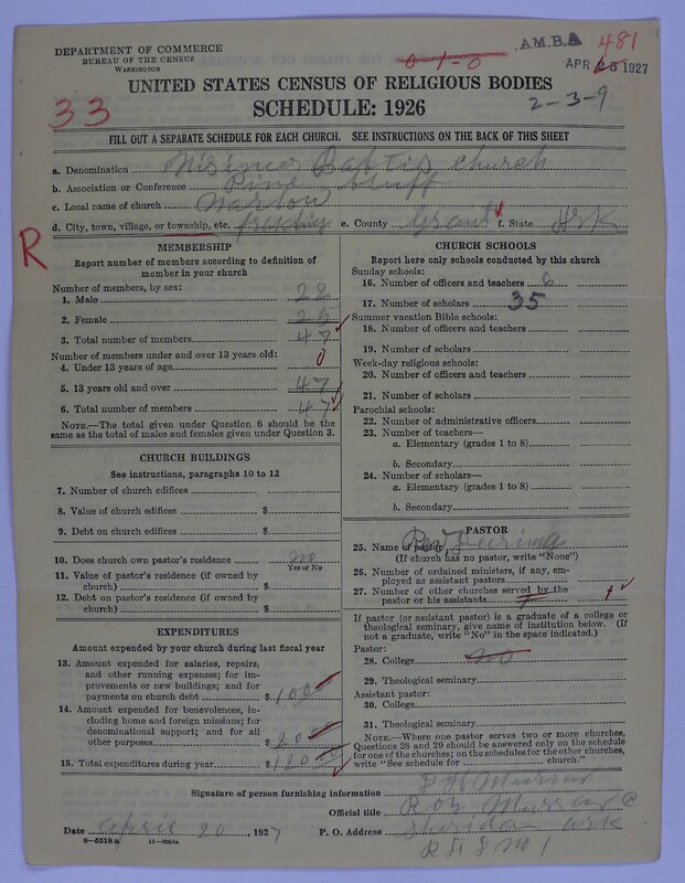 Scan of Landmark Baptist of America: 481