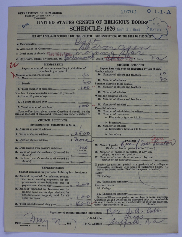 Scan of Negro Baptists: 19703