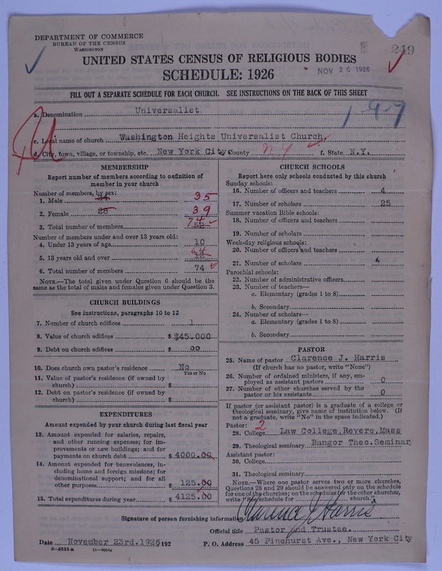 Scan of Universalist Church: 249