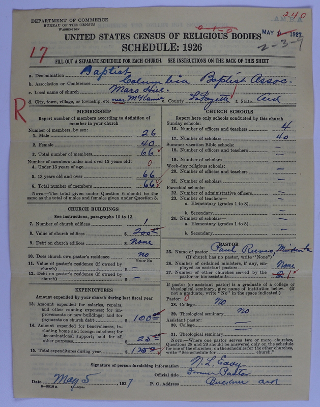 Scan of Landmark Baptist of America: 240