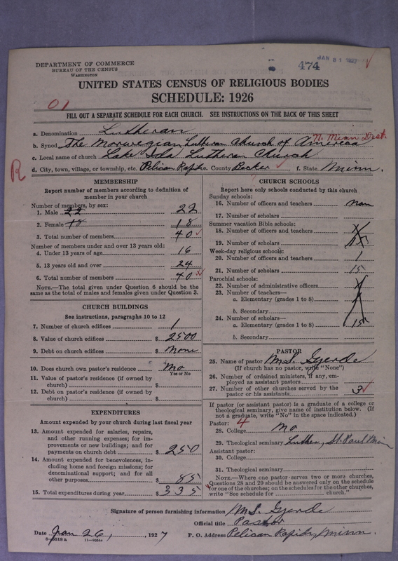Scan of Norwegian Lutheran Church of America: 474