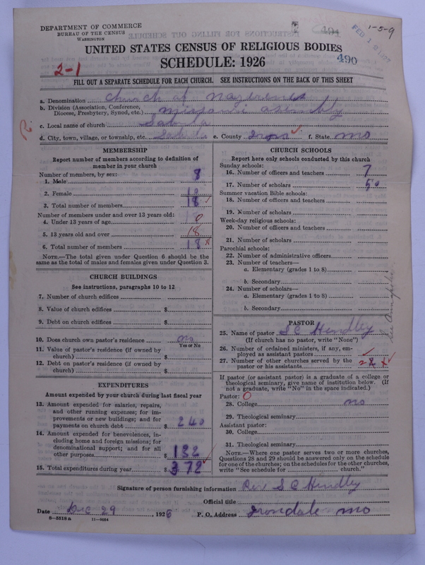 Scan of Church of the Nazarene: 490