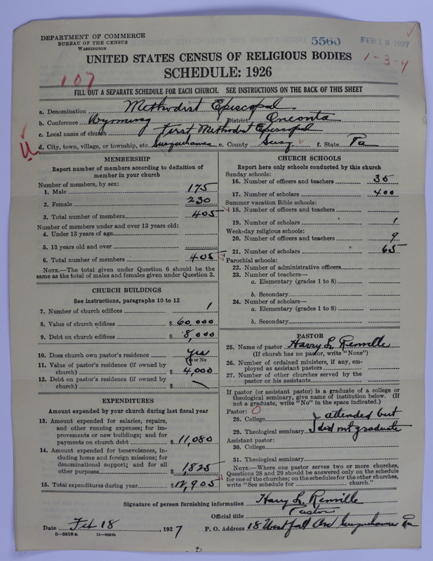 Scan of Methodist Episcopal Church: 5560