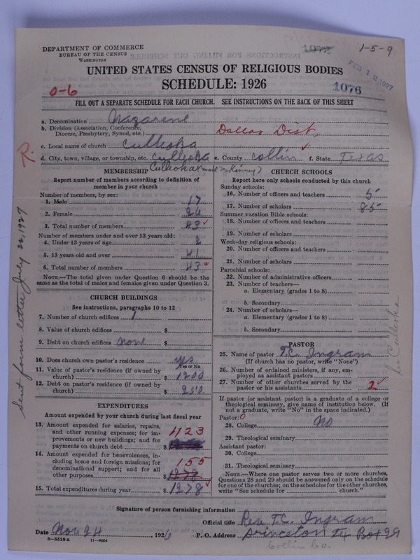 Scan of Church of the Nazarene: 1076