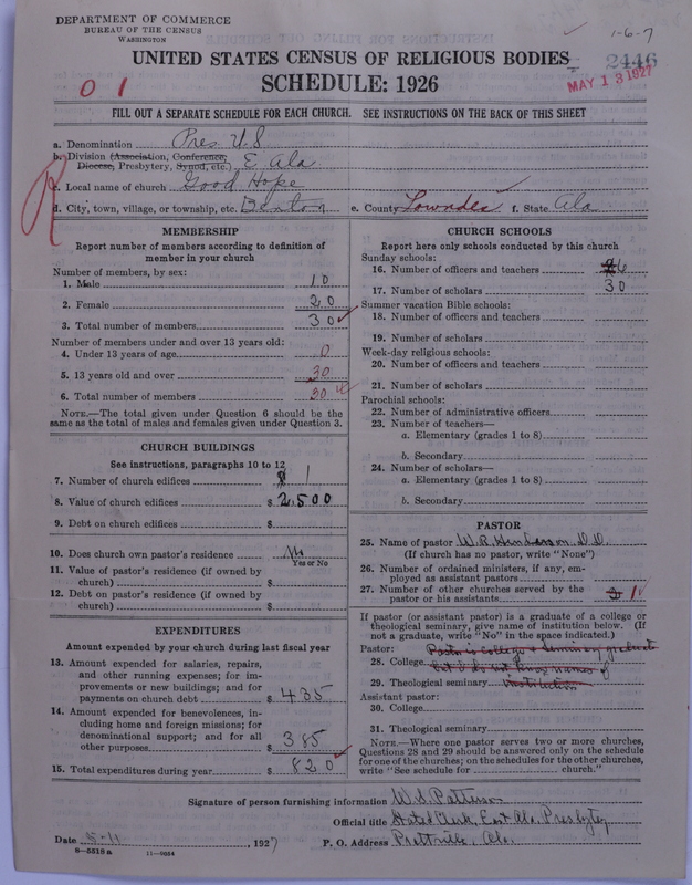 Scan of Presbyterian Church in the United States: 2446
