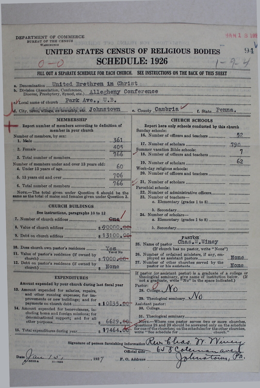 Scan of Church of the United Brethren in Christ: 94