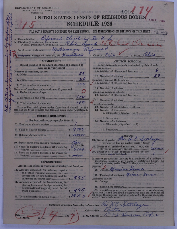 Scan of Reformed Church in the United States: 1002