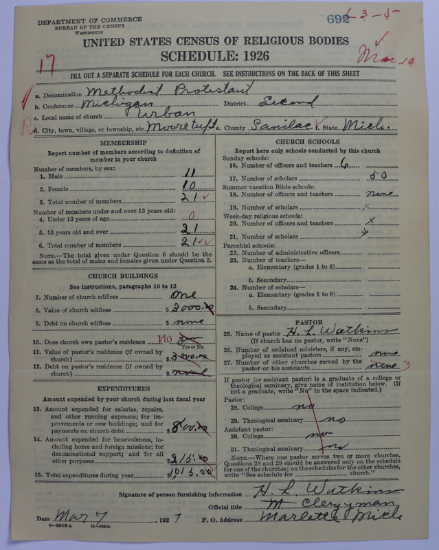 Scan of Methodist Protestant Church: 692