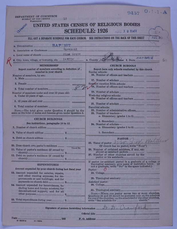 Scan of Negro Baptists: 9457
