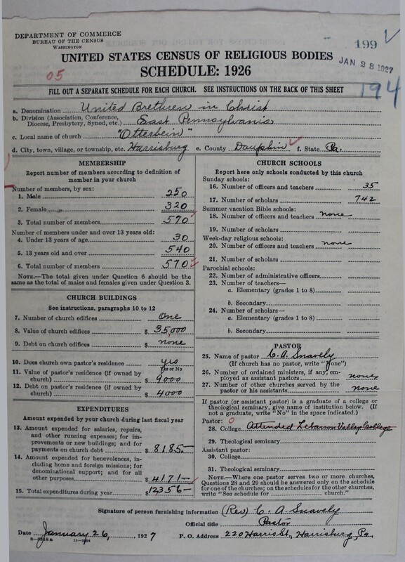 Scan of Church of the United Brethren in Christ: 199
