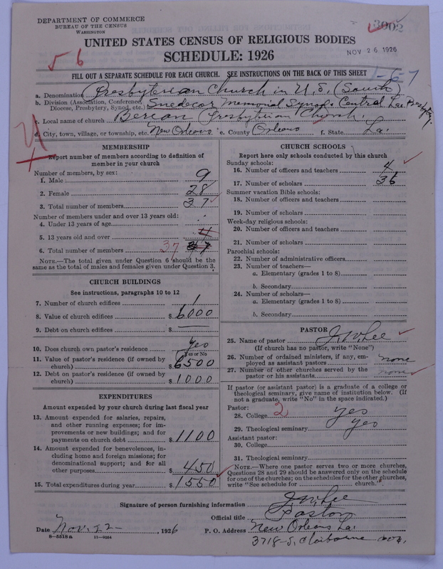Scan of Presbyterian Church in the United States: 3002