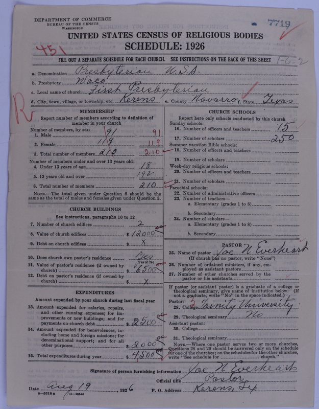 Scan of Presbyterian Church in the United States of America: 7719