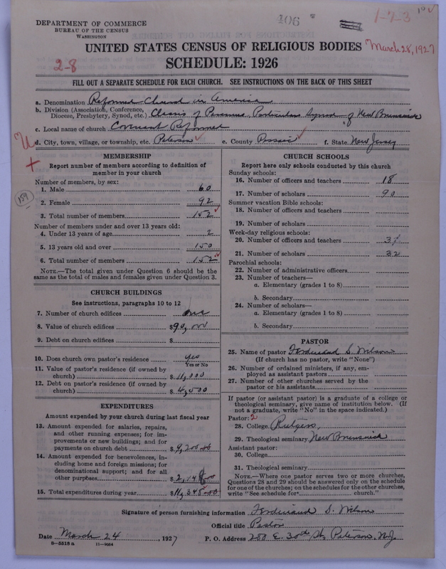 Scan of Reformed Church in America: 406