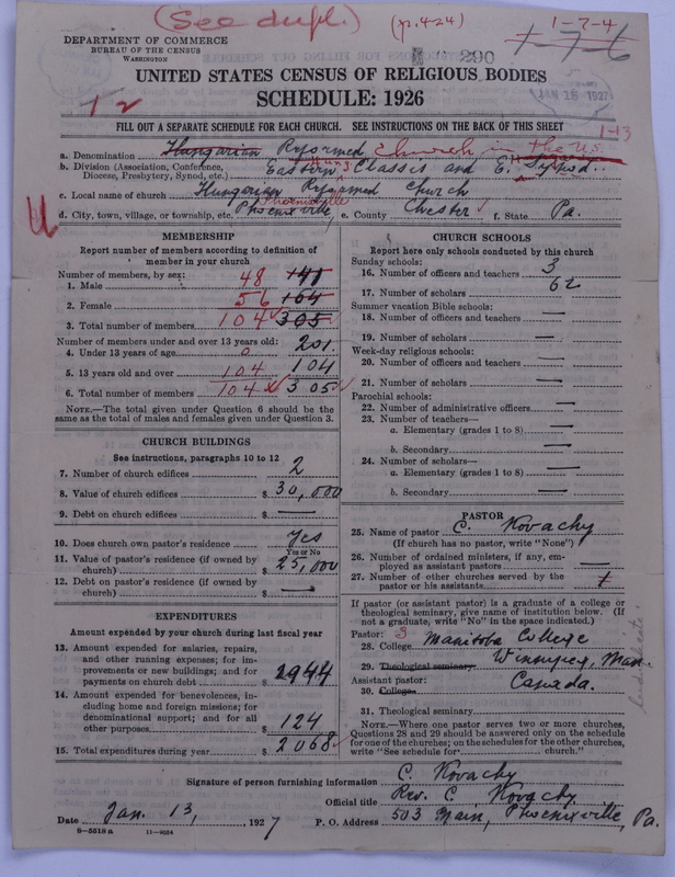 Scan of Reformed Church in the United States: 290