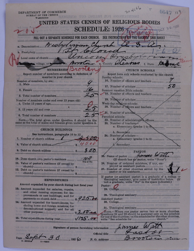 Scan of Presbyterian Church in the United States of America: 4647