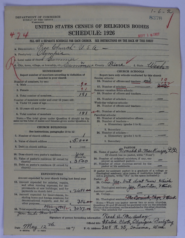 Scan of Presbyterian Church in the United States of America: 8378