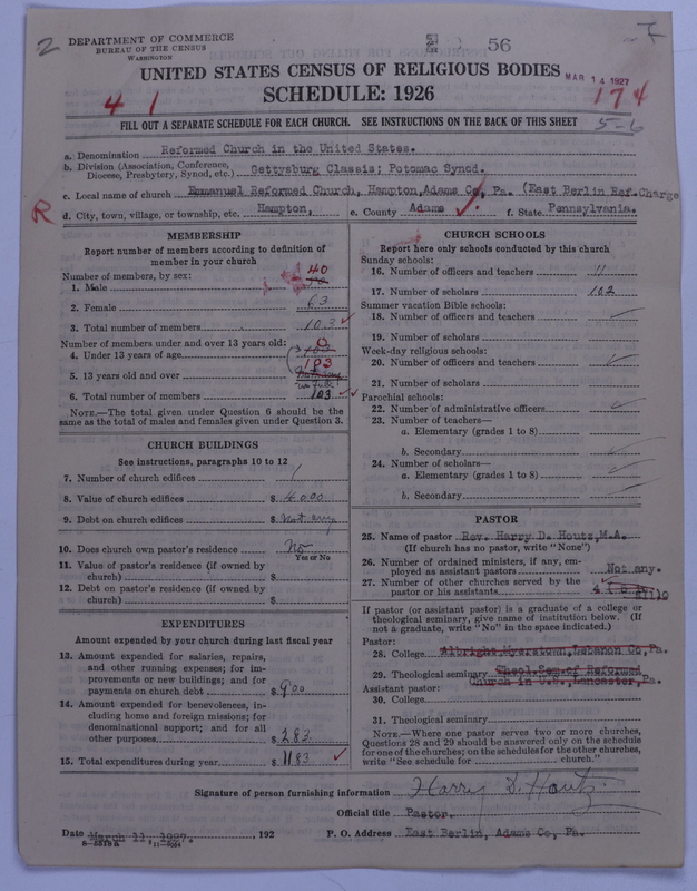 Scan of Reformed Church in the United States: 56