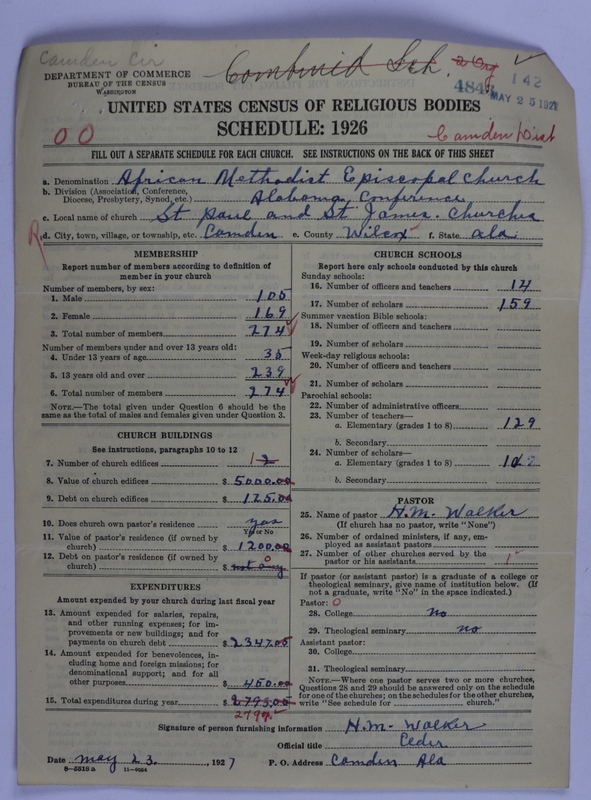 Scan of African Methodist Episcopal Church: 4843