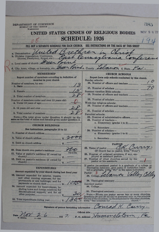 Scan of Church of the United Brethren in Christ: 385