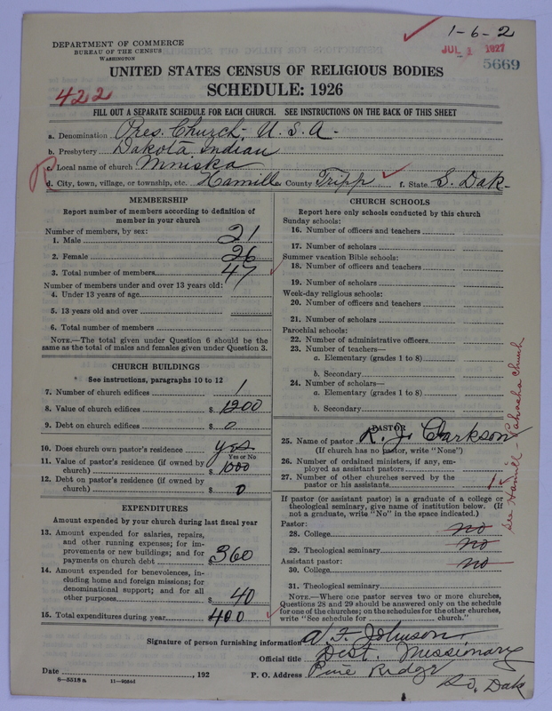 Scan of Presbyterian Church in the United States of America: 5669