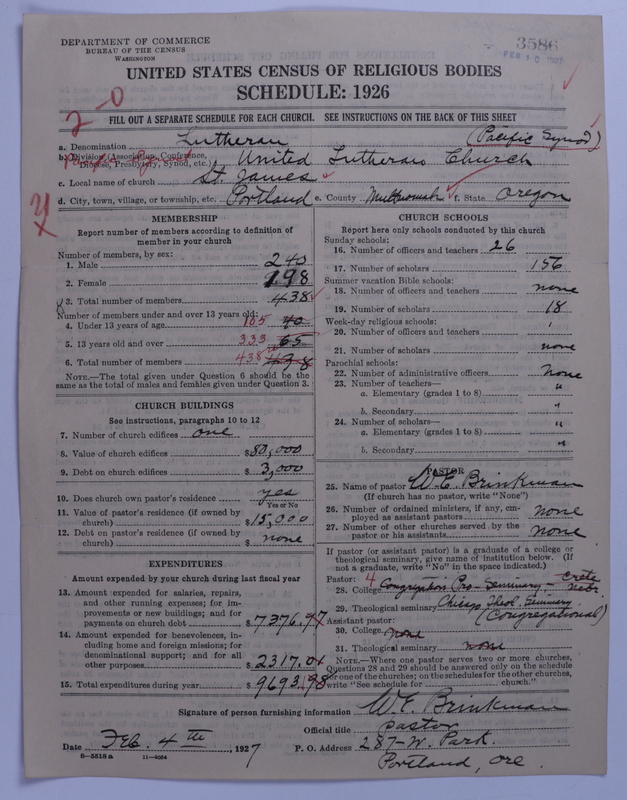 Scan of United Lutheran Church in America: 3586