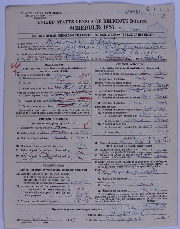 Scan of Negro Baptists: 19690