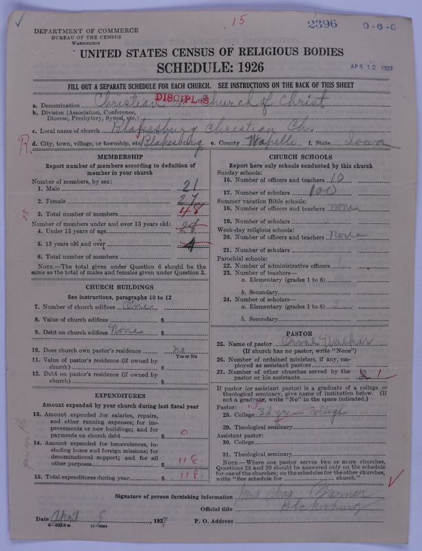Scan of Disciples of Christ: 2396