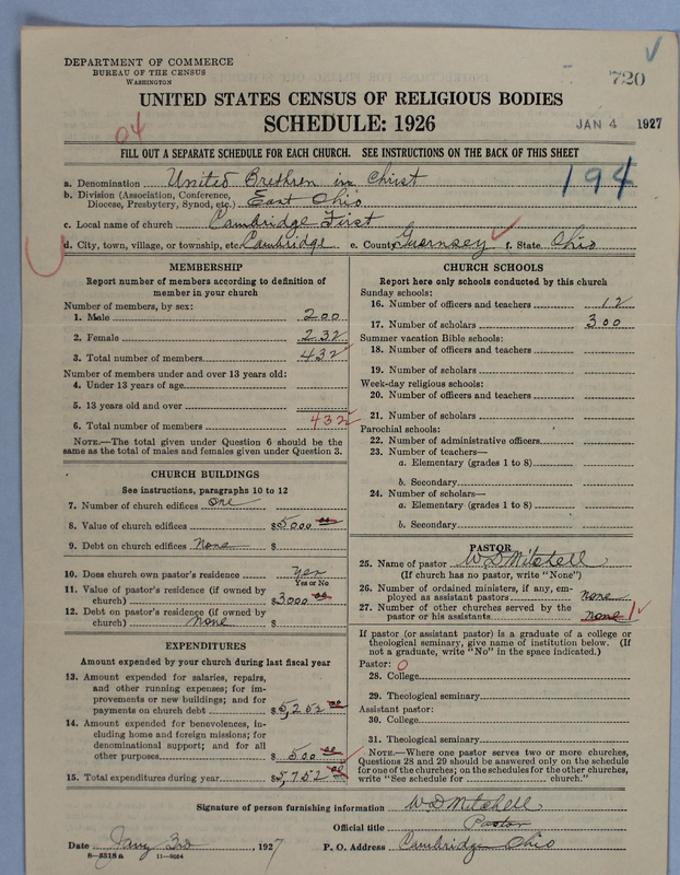 Scan of Church of the United Brethren in Christ: 720