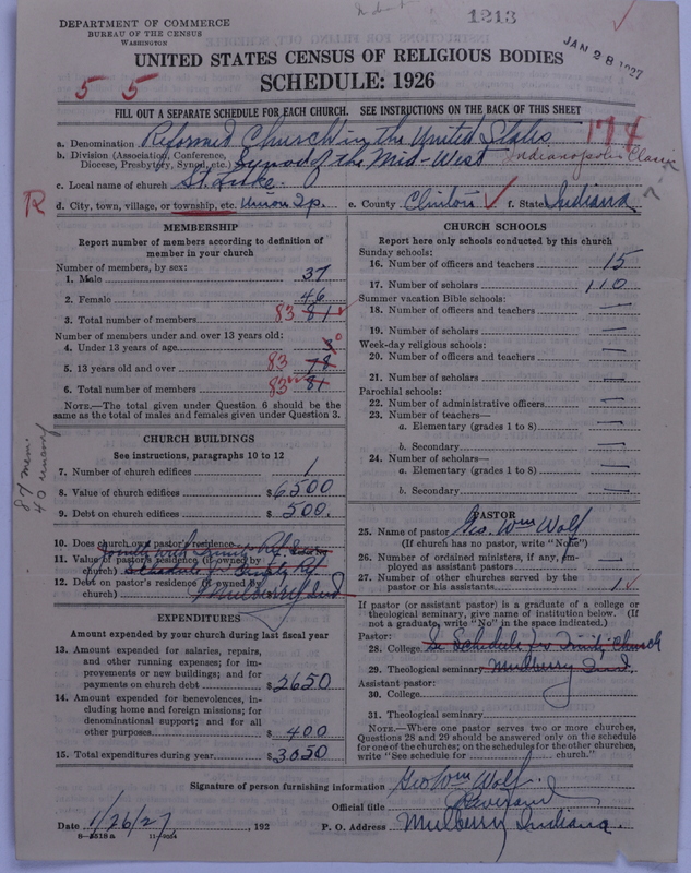 Scan of Reformed Church in the United States: 1213