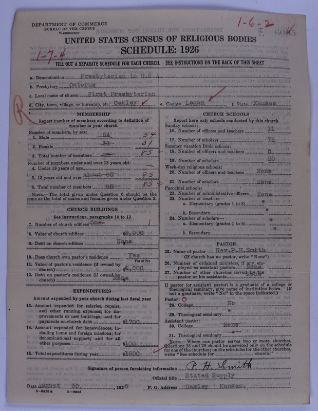 Scan of Presbyterian Church in the United States of America: 6005