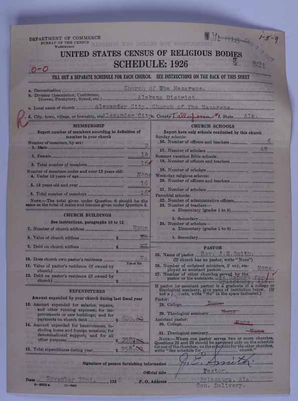 Scan of Church of the Nazarene: 821