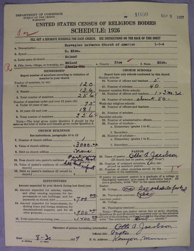 Scan of Norwegian Lutheran Church of America: 1089