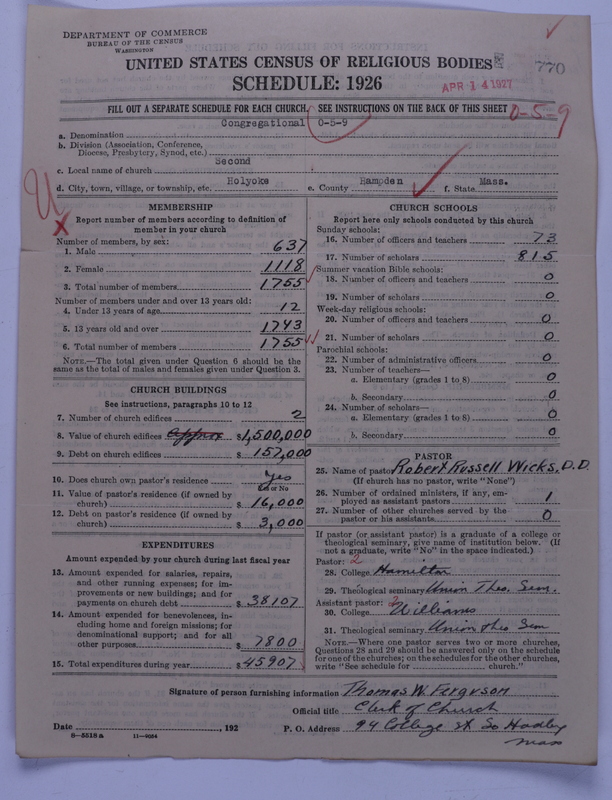 Scan of Congregational Churches: 770