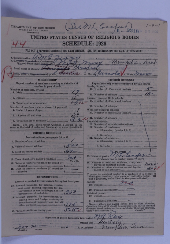 Scan of African Methodist Episcopal Zion Church: 2216