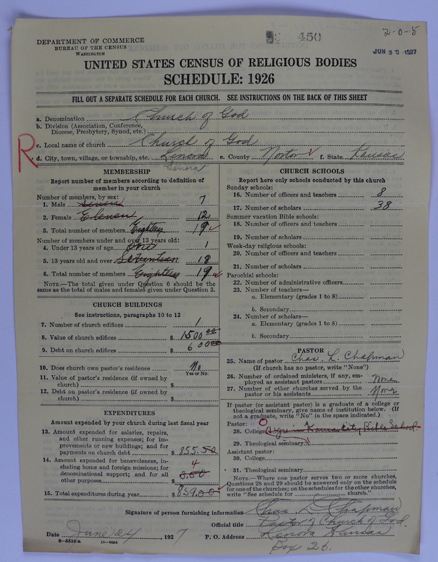 Scan of Church of God (Headquarters, Anderson, Ind.): 450
