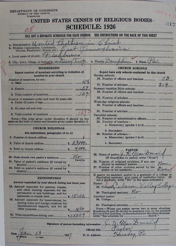 Scan of Church of the United Brethren in Christ: 217