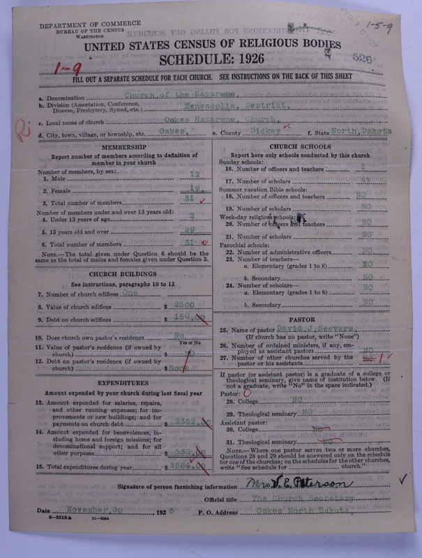 Scan of Church of the Nazarene: 526