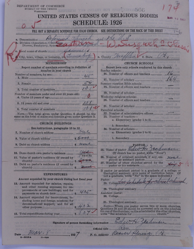 Scan of Reformed Church in the United States: 566