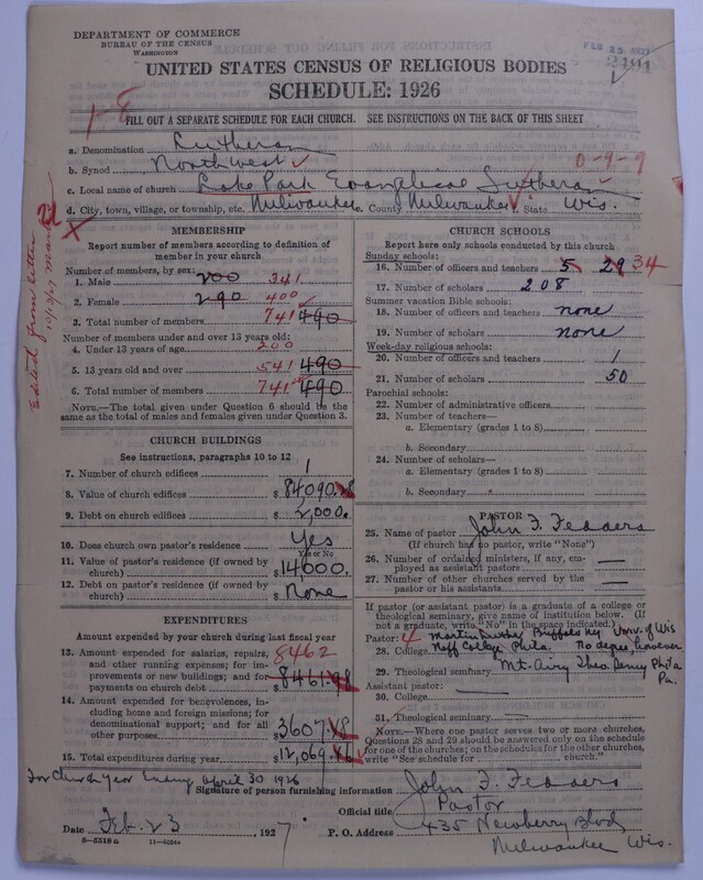 Scan of United Lutheran Church in America: 2491