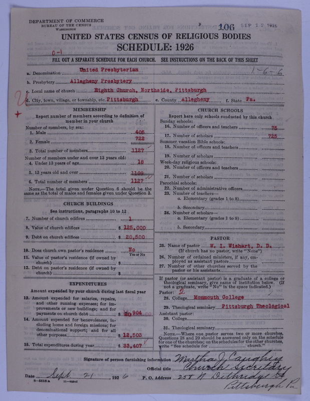 Scan of United Presbyterian Church of North America: 106