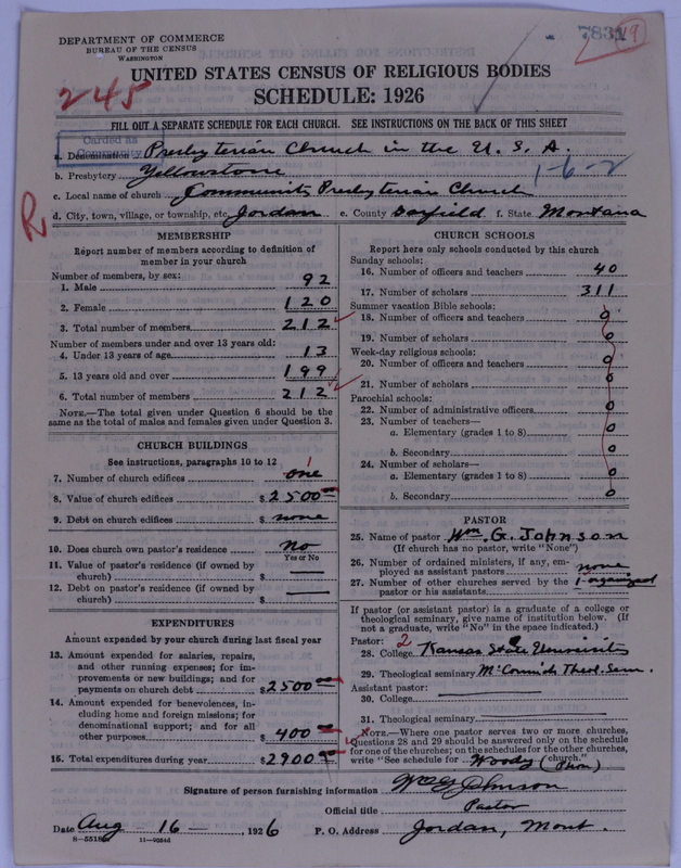 Scan of Presbyterian Church in the United States of America: 7831